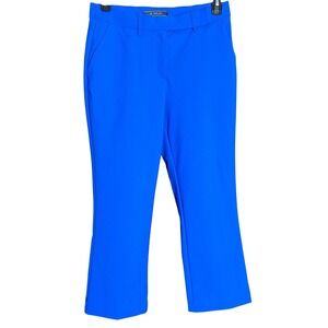 JL Atelier Blue Cropped Pants Womens‎ Y2K Medium Career Business Casual